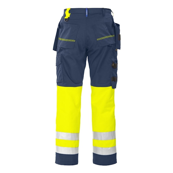 Projob Herr High-Vis Cargo Byxor 30S Gul/Marinblå Yellow/Navy 30S