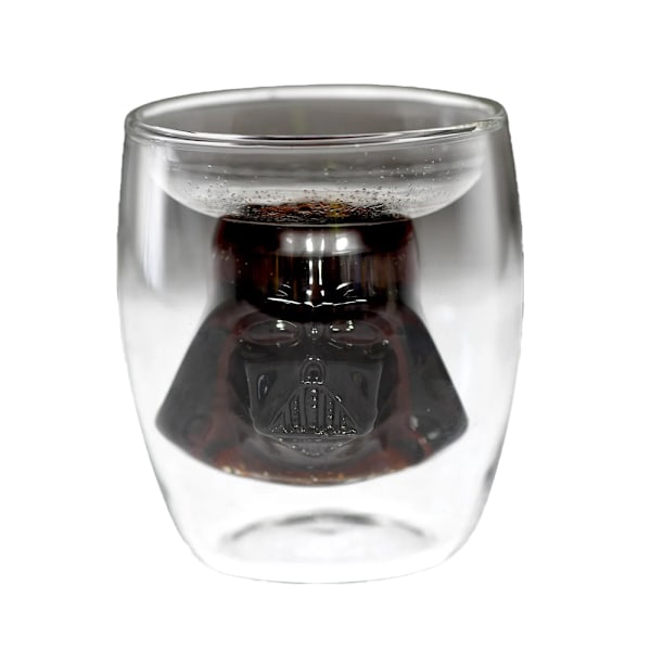 Star Wars 3D Darth Vader Glas, En Storlek, Klar Clear One Size