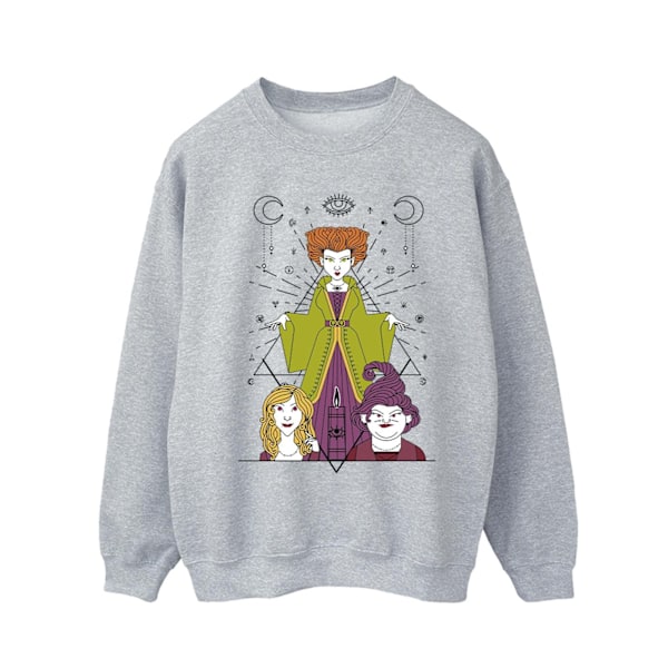 Disney Hocus Pocus Ljus Sweatshirt för Män i Sports Grey Sports Grey L