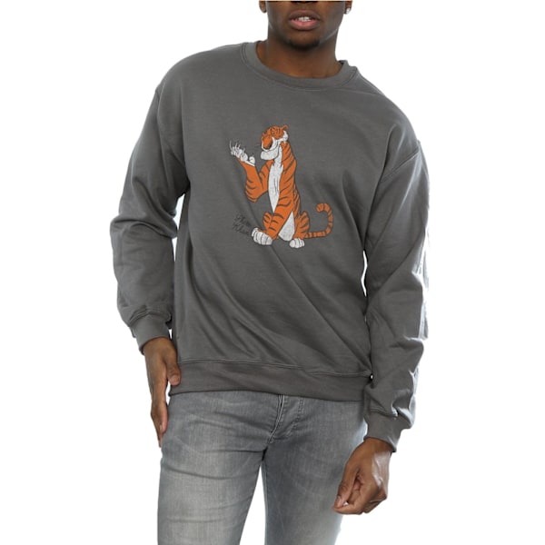 Disney Mens The Jungle Book Classic Shere Khan Sweatshirt XL Ch Charcoal XL