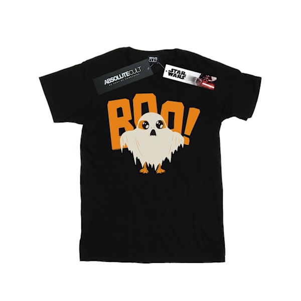 Star Wars Dam/Damer The Last Jedi Halloween Ghost Porg Bomull Black 5XL