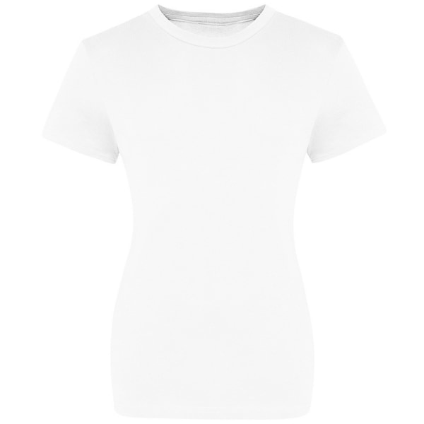 AWDis Just Ts Womens/Ladies The 100 Girlie T-Shirt 18 UK White White 18 UK