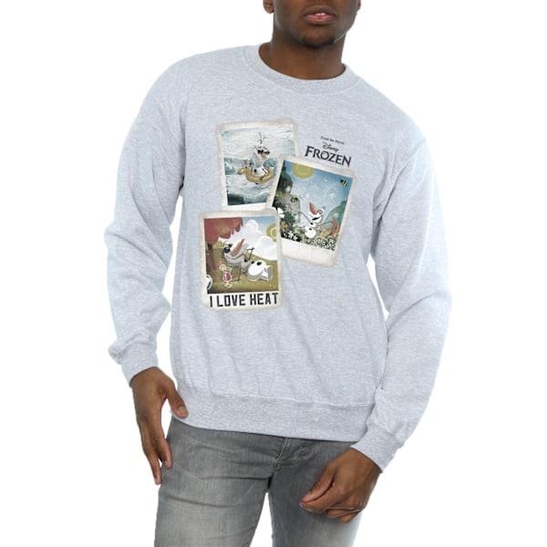 Frozen Herr Olaf Polaroid Sweatshirt L Sports Grey Sports Grey L