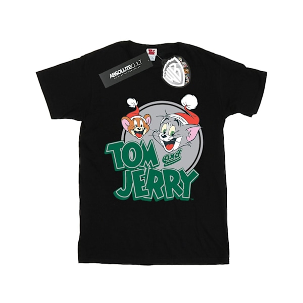 Tom And Jerry Dam/Damer Julhälsningar Bomull Pojkvän Black L