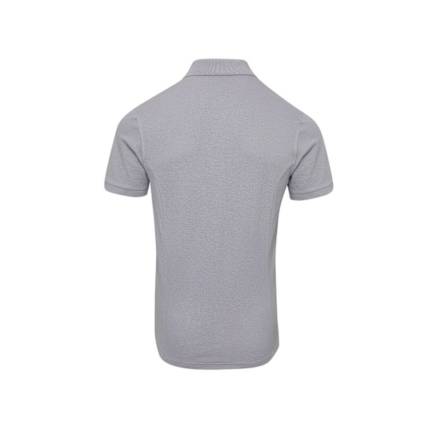 Premier Mens Coolchecker Plus Pique Polo Med CoolPlus XL Silver Silver XL