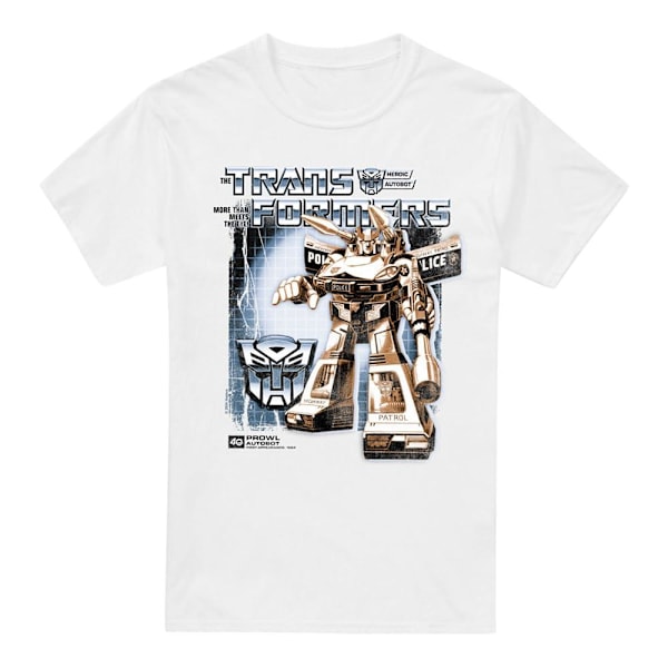 Transformers Herr Prowl Box 40-års T-Shirt M Vit White M