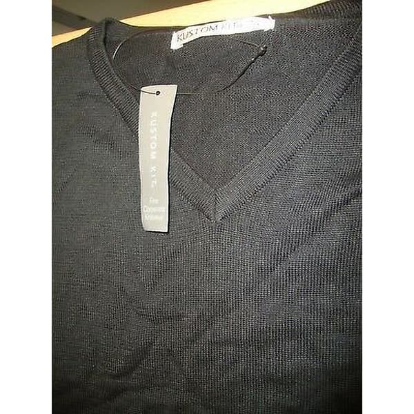 Kustom Kit Arundel långärmad V-ringad tröja för herrar 4XL grafit Graphite 4XL