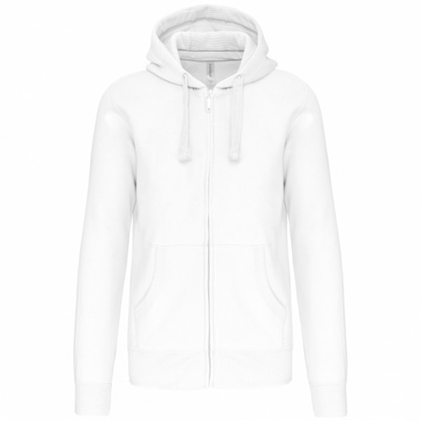 Kariban Unisex Vuxen Huvtröja med Full Dragkedja XXL Vit White XXL
