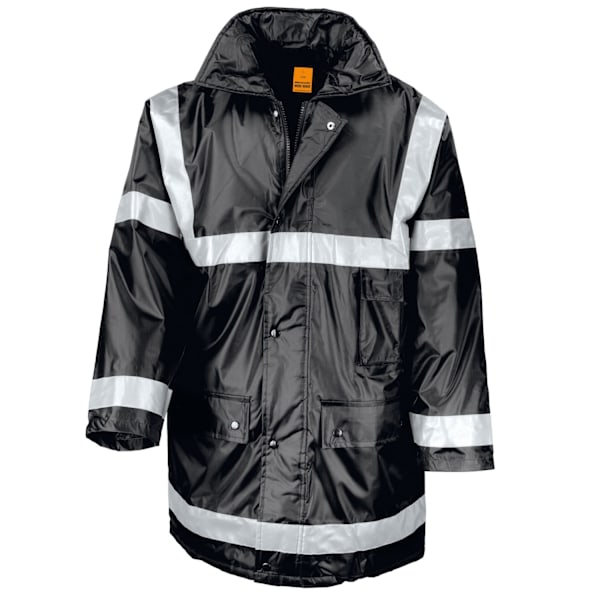 WORK-GUARD by Result Unisex Vuxen Management Reflexjacka L Black L