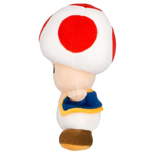 Super Mario Toad Plyschleksak En Storlek Vit/Röd White/Red One Size