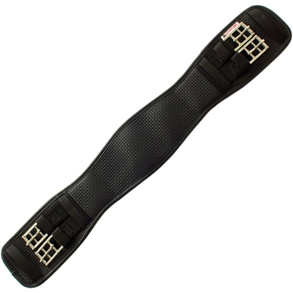 HyCOMFORT Waffle Dressagegjord med elastiska ändar 16 tum Svart Black 16in