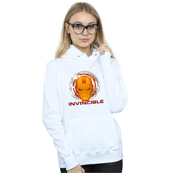 Marvel Womens/Ladies Avengers Iron Man Invincible Hoodie S Vit White S