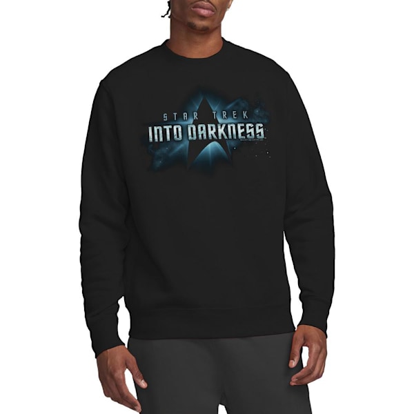 Star Trek: Into Darkness Unisex Vuxen Logotyp Sweatshirt M Svart Black M