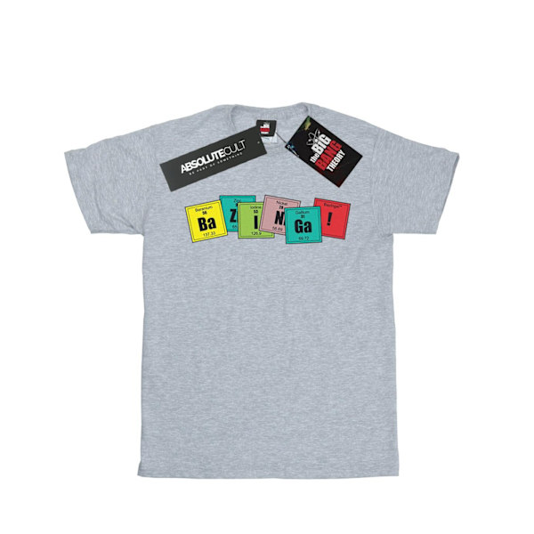 The Big Bang Theory Herr Bazinga Element T-shirt M Sports Grey Sports Grey M