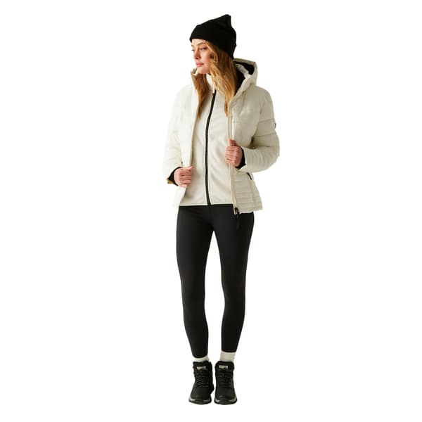 Regatta Dam Kelane Vadderad Jacka 8 UK Stone White Stone White 8 UK