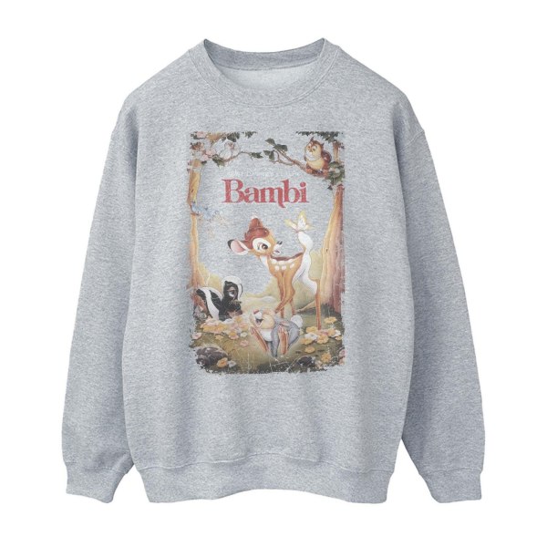 Bambi Dam/Dam Poster Sweatshirt XXL Heather Grey Heather Grey XXL