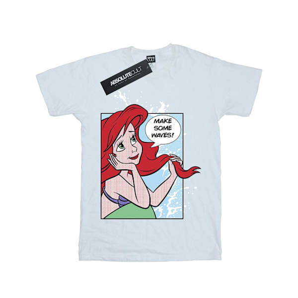 Disney Princess Girls Ariel Pop Art Bomull T-shirt 9-11 År W White 9-11 Years