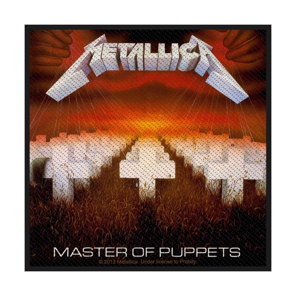 Metallica Master Of Puppets Standard Patch One Size Vit/Orange White/Orange/Brown One Size
