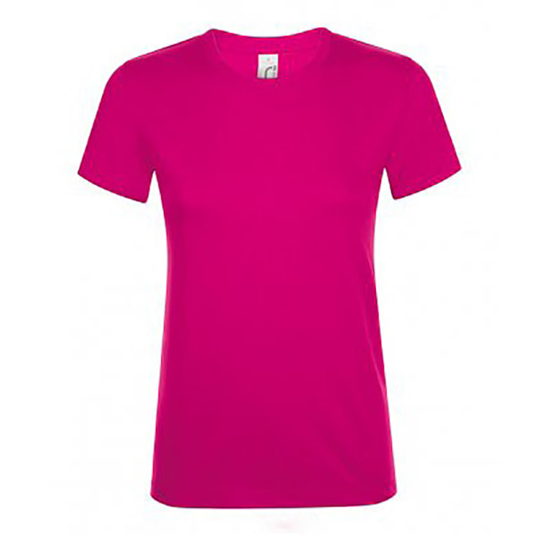 SOLS Dam/Kvinnor Regent Kortärmad T-shirt M Fuchsia Fuchsia M