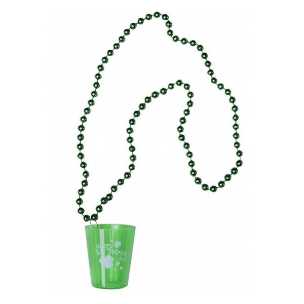 Unik fest shotglas St Patricks Day halsband One Size Green Green One Size