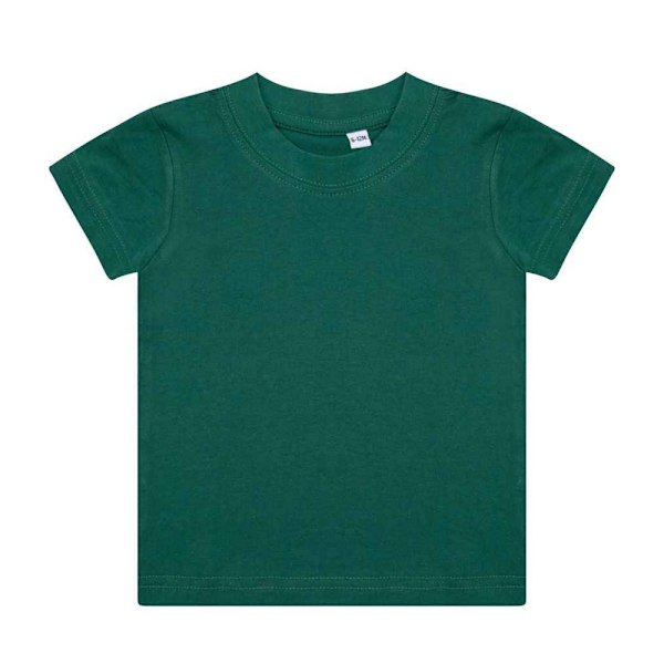 Larkwood Baby Plain T-Shirt 0-6 månader Flaskgön Bottle Green 0-6 Months