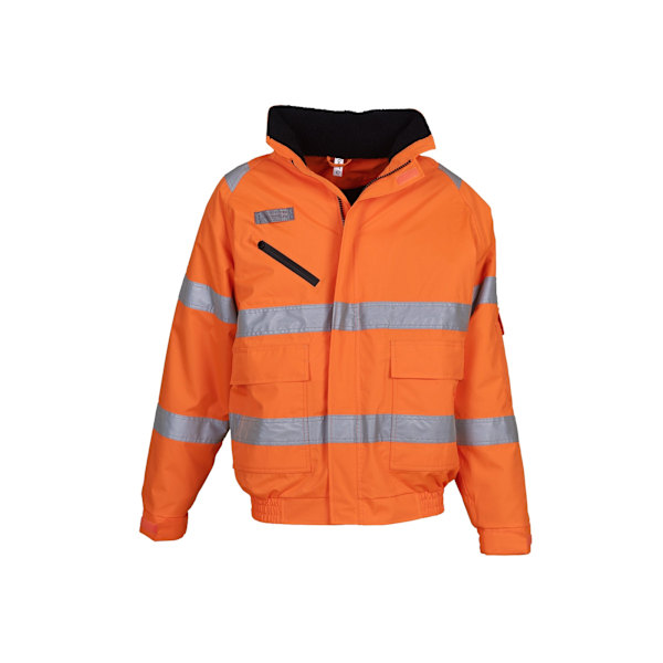 Yoko Fontaine Flight Jacket M Orange Orange M