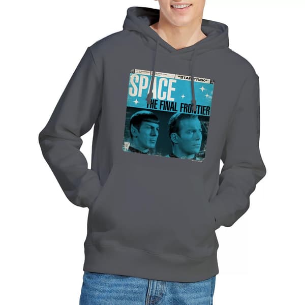 Star Trek Herr Final Frontier Hoodie S Kolgrå Charcoal S