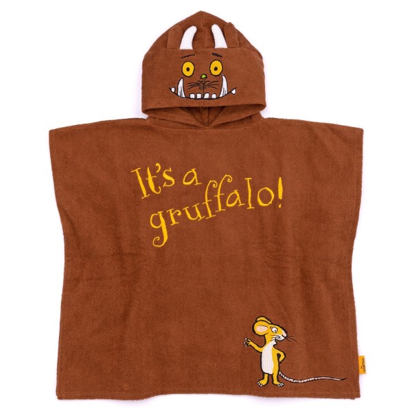 Gruffalo handduksponcho för barn/barn i en one size brun Brown One Size