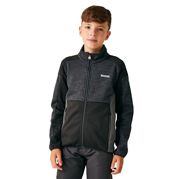 Regatta Highton III Fleecejacka för Barn/Ungdomar 3-4 År Seal Seal Grey/Black 3-4 Years