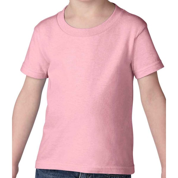 Gildan Barn/Barn Plain Bomull T-shirt 5 År Ljus Light Pink 5 Years
