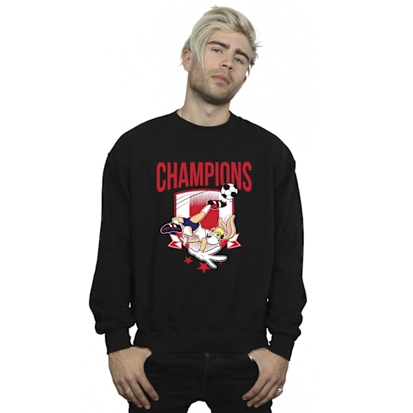 Looney Tunes Mens Lola Football Champions Sweatshirt 3XL Svart Black 3XL