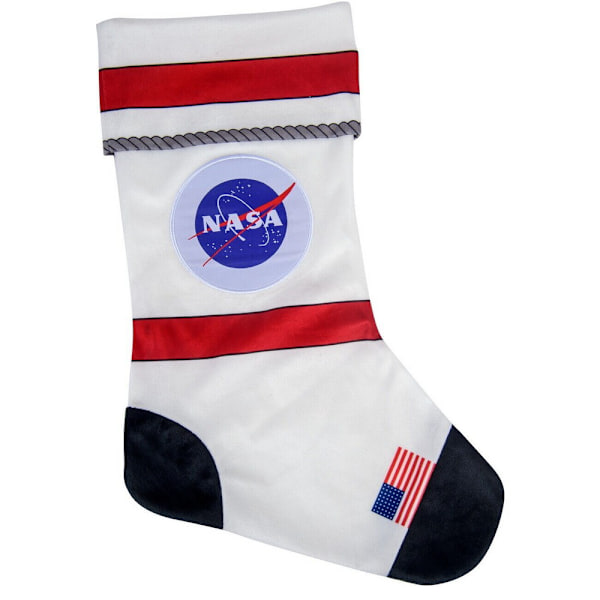 NASA ISEA Julstrumpa En Storlek Vit White One Size