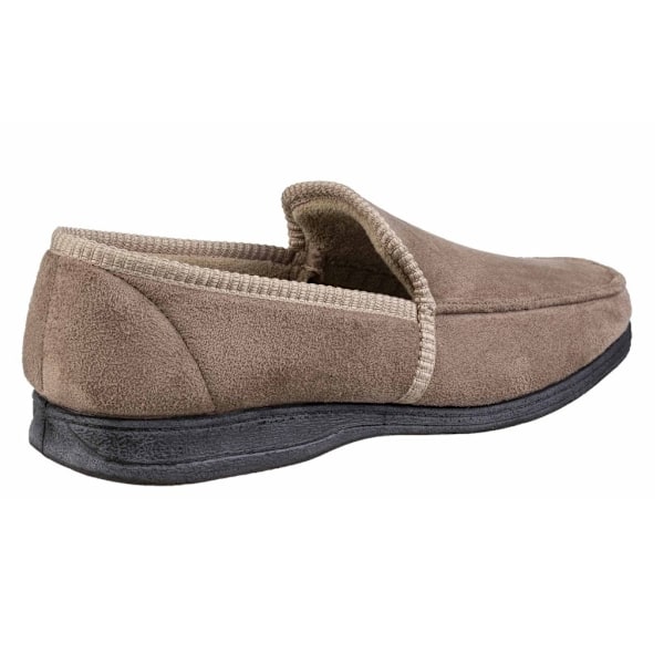 Fleet & Foster Mens Dakis Slip On Slipper 9 UK Beige Beige 9 UK