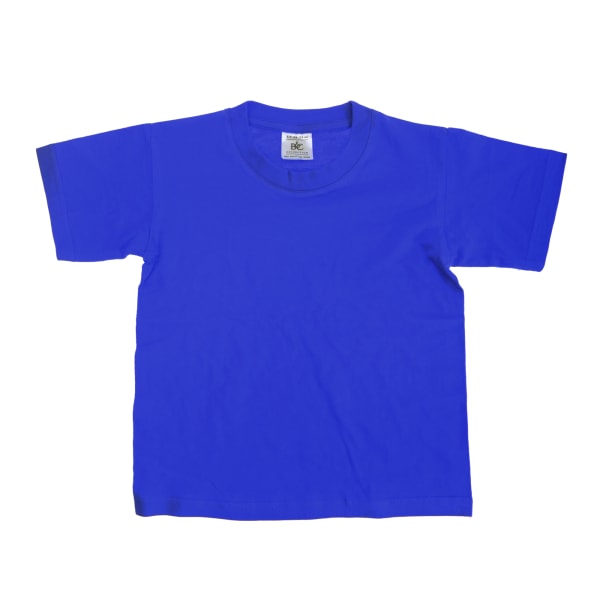 B&C Barn/Barn Exact 150 Kortärmad T-shirt (2-pack) Royal 1-2