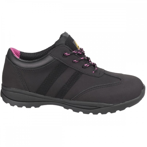 Amblers Safety Dam/Dam FS706 Sophie Säkerhetsskor i Läder Black 7 UK