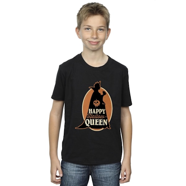 Disney Boys Villains Hallow Queen T-shirt 7-8 år Svart Black 7-8 Years