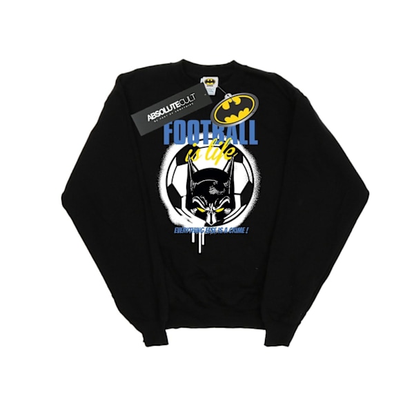 DC Comics Herr Batman Football is Life Sweatshirt M Svart Black M