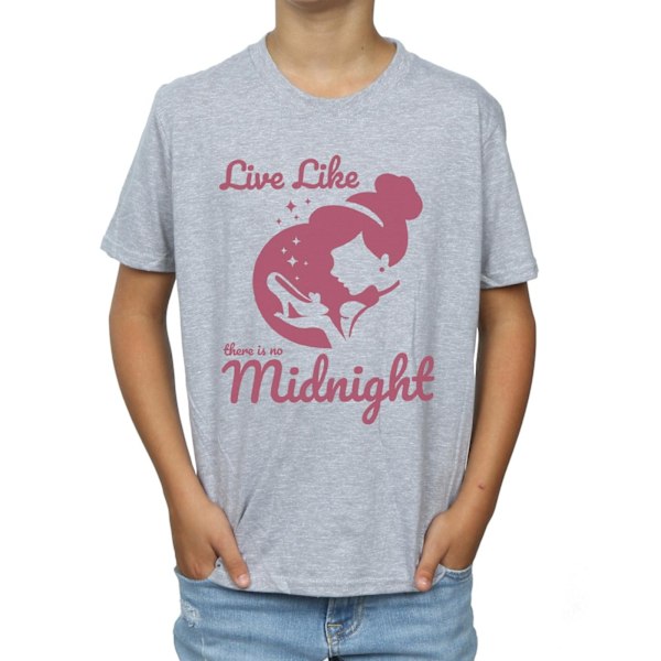 Disney Princess Boys Cinderella No Midnight T-Shirt 5-6 år S Sports Grey 5-6 Years