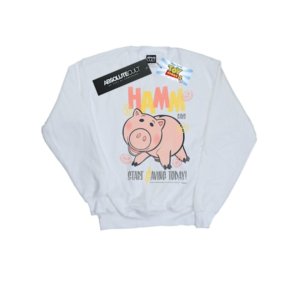 Disney Herr Toy Story 4 Hamm The Piggy Bank Sweatshirt S Vit White S