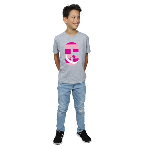 Disney Boys Alphabet A Is For Alice T-Shirt 12-13 År Sport Sports Grey 12-13 Years