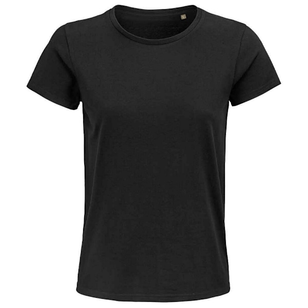 SOLS Dam/Kvinnor Pioneer Ekologisk T-shirt S Deep Black Deep Black S