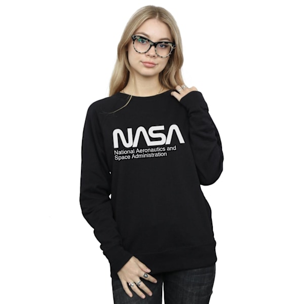 NASA Dam/Kvinnor Aeronautics And Space Sweatshirt M Svart Black M