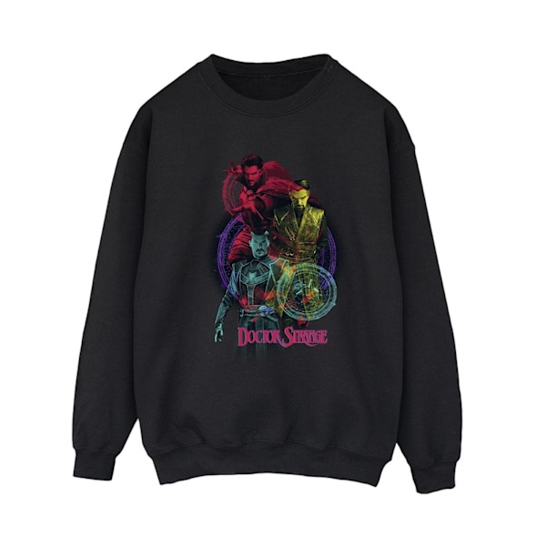 Marvel Womens/Ladies Doctor Strange Rainbow Sweatshirt S Svart Black S