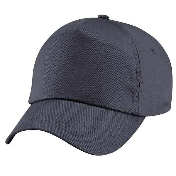 Beechfield Unisex Original 5-Panel Baseballkeps (2-pack) Graphite Grey One Size