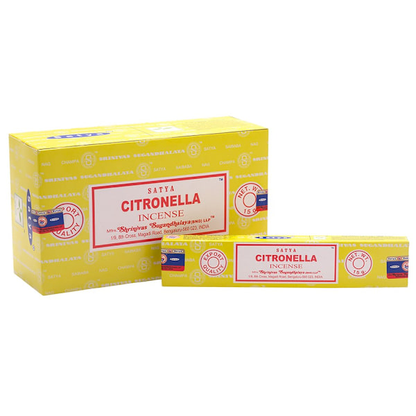 Satya Citronella Rökelsepinnar (Förpackning om 120) En Storlek Flerfärgad Multicoloured One Size