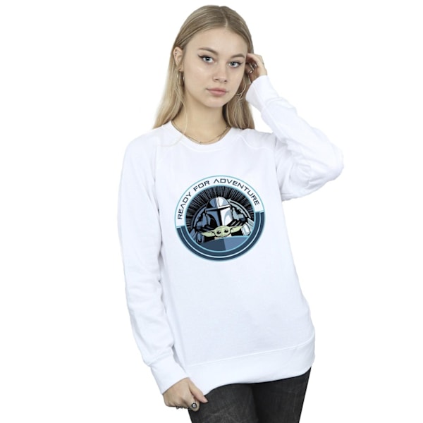 Star Wars Dam/Damer The Mandalorian Grogu redo för äventyr White M