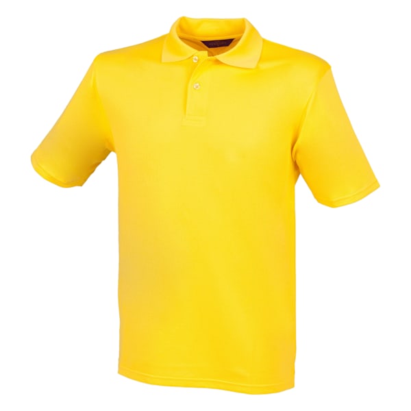 Henbury Coolplus® Pikétröja för män M Gul Yellow M
