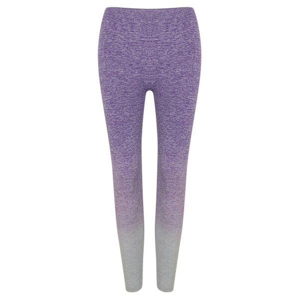 Tombo Dam/Kvinnor Sömlösa Fade Out Leggings S/M Lila/Ljus Purple/Light Grey Marl S/M