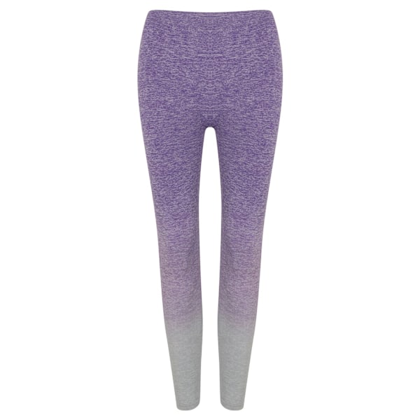 Tombo Dam/Kvinnor Sömlösa Fade Out Leggings S/M Lila/Ljus Purple/Light Grey Marl S/M