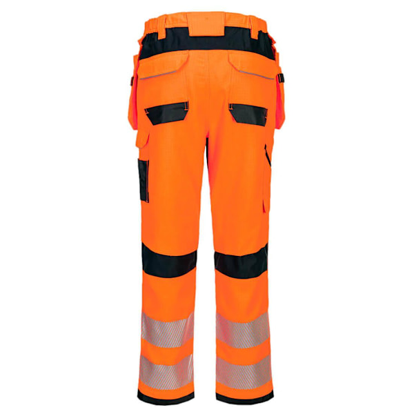 Portwest Herr PW3 FR Modaflame HVO Varselbyxor 28R Orange/S Orange/Black 28R